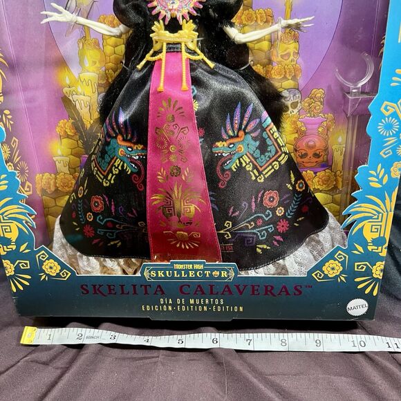 MONSTER HIGH 2025 Edition Mattel Holiday Dia De Los Muertos Skelita Calaveras - Picture 10 of 10